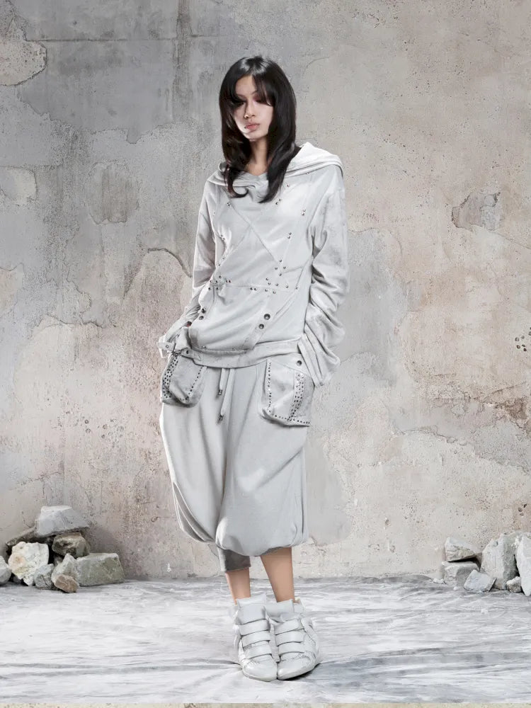 Color-Blocked Oversized Sweatshirt【s0000014135】