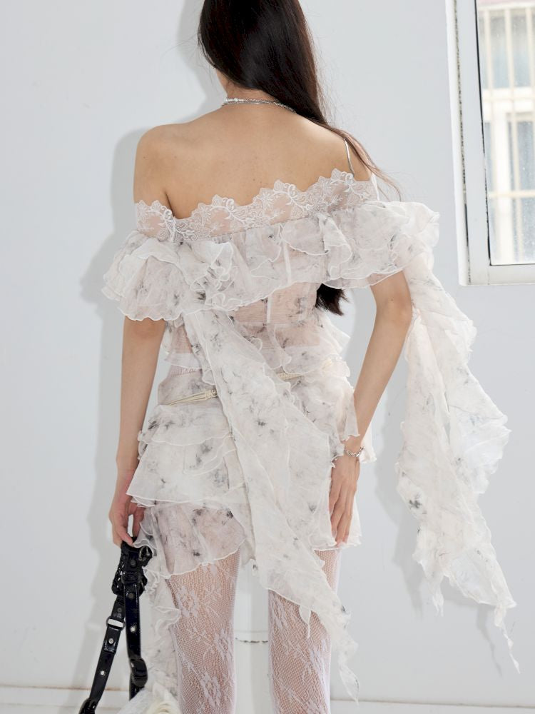 Airy Lightweight Ruffle Top【s0000013208】