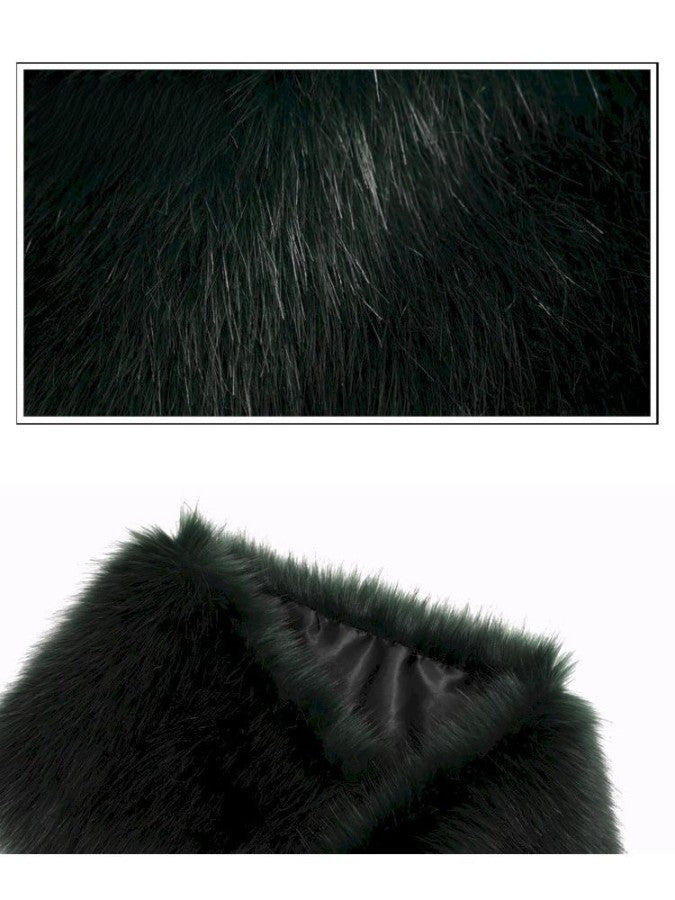 Eco-friendly fur shawl outwear【s0000006629】