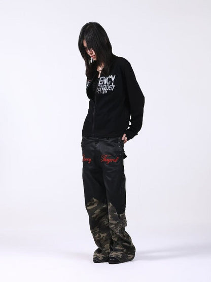 Slogan Cotton Linen Long Sleeves【s0000018193】