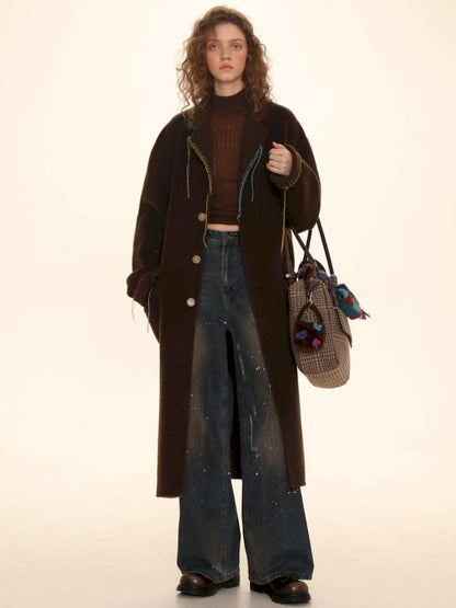 Splash Ink Flip Dot Casual Long Pants【s0000006006】