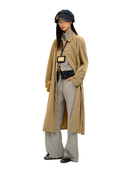 Classic Lapel Raglan Trench Coat【s0000016123】