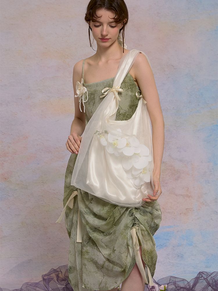 Butterfly Orchid Organza Bag【s0000013592】