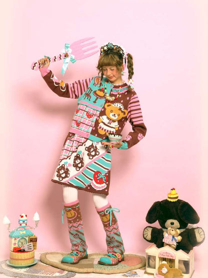 Vintage-Style Knit Cardigan【s0000014517】