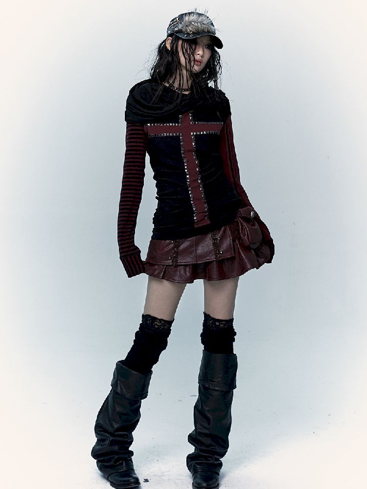 Striped Long Sleeve T-Shirt【s0000011216】