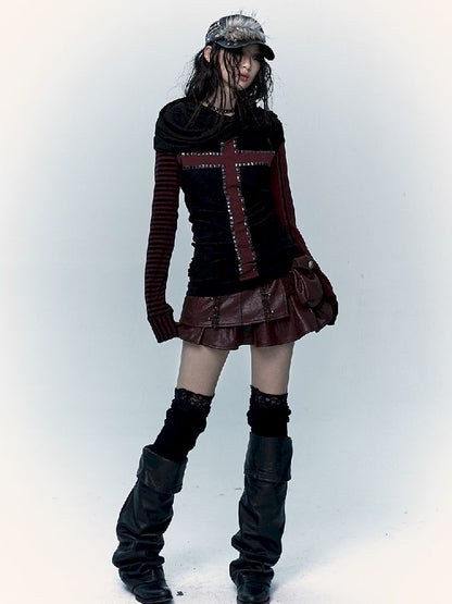 Striped Long Sleeve T-Shirt【s0000011216】