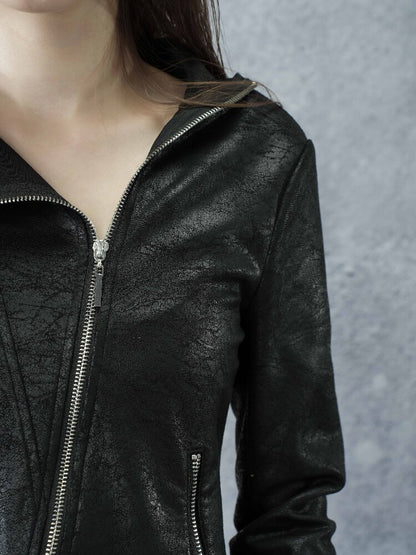 Suede Cracked Rivet Jacket【s0000016945】