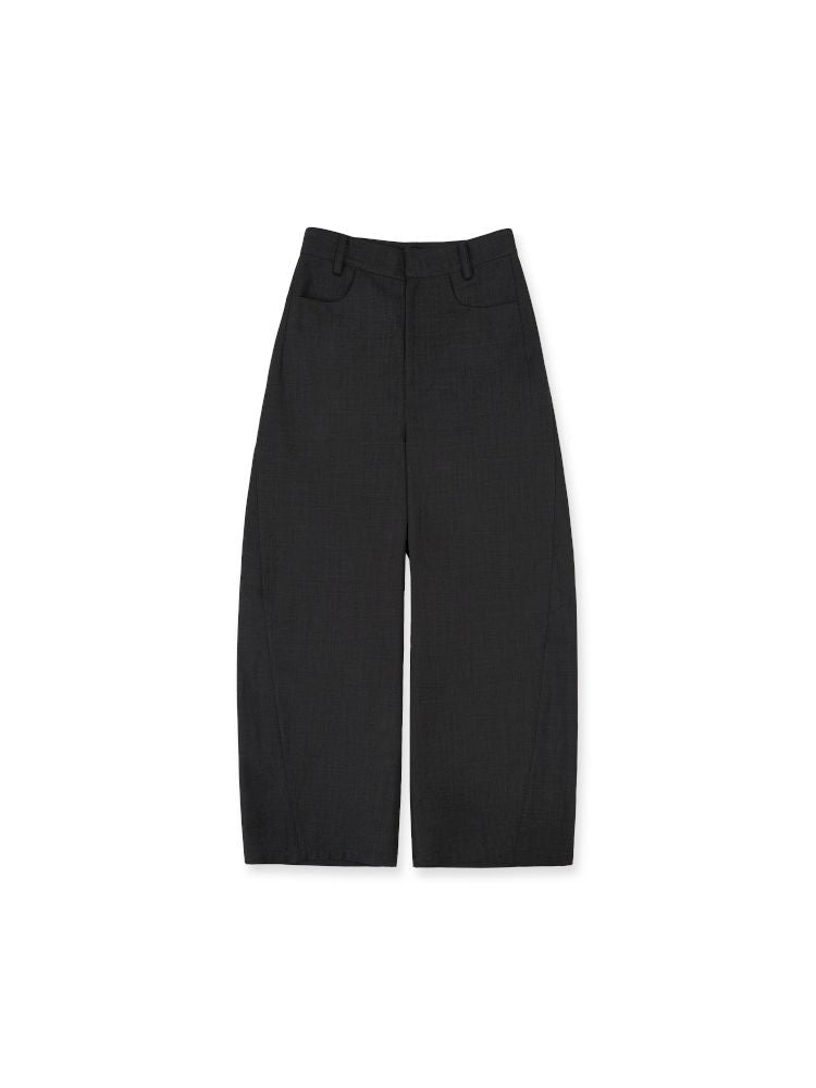 Micro Machete Draped Wide Leg Western Trousers【s0000012507】