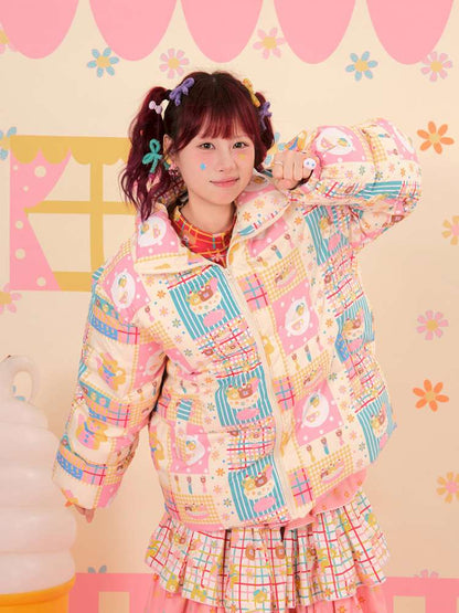 Showa Sweets House White Duck Down Jacket【s0000015167】