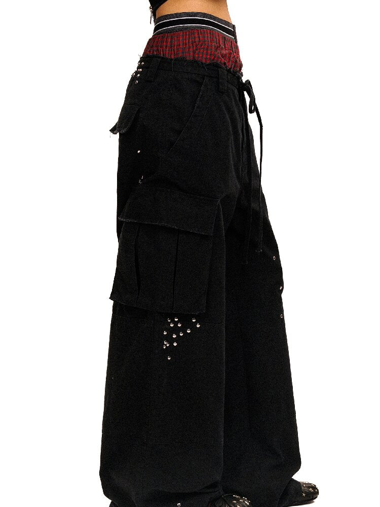 College Bandeau Suspender Pants【s0000016438】