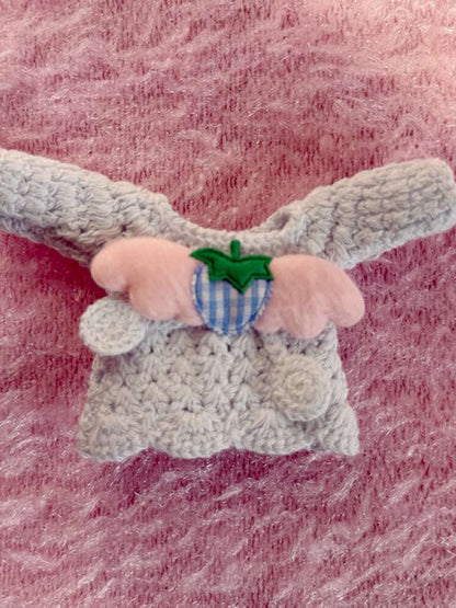 Knitted Strawberry Hairpin Sweater【s0000015111】