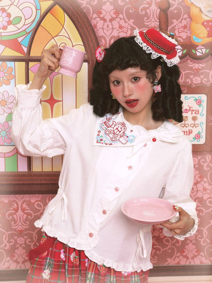 Vintage Versatile Shirt Blouse【s0000011172】