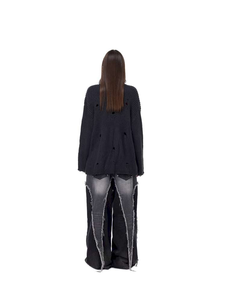 Electric Moon High Collar Sweater【s0000015114】