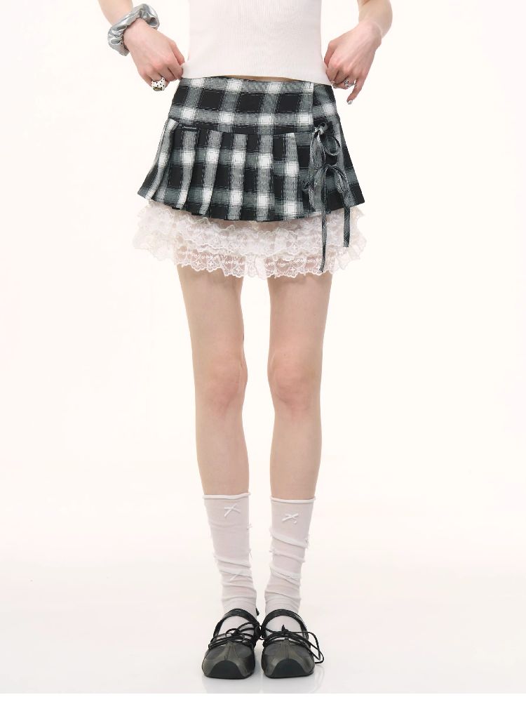 Plaid Half-body Skirt【s0000012266】