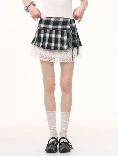 Plaid Half-body Skirt【s0000012266】