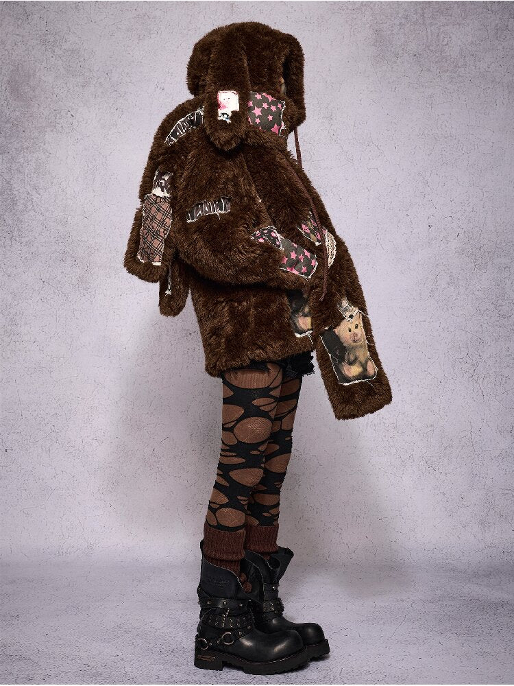 Lop Rabbit Doll Hat Scarf【s0000019135】