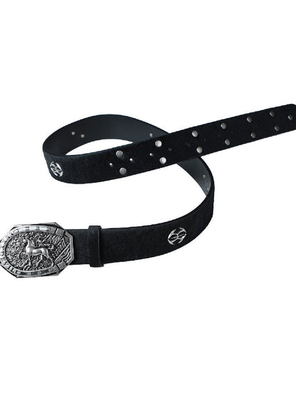 Old Top Layer Cowhide Rivet Belt【s0000016697】