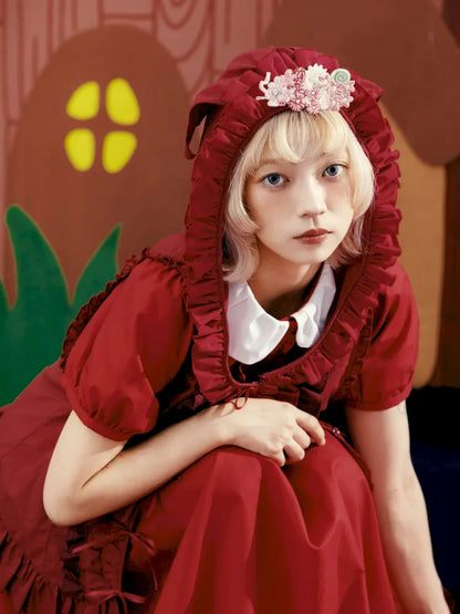 Embroidered Floral Headpiece Vest【s0000013934】