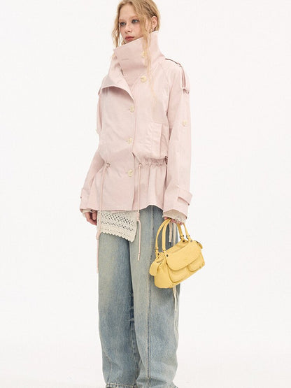 Double Drawstring Trench Coat【s0000015902】