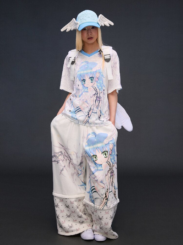 Big Eye Embroidered Angel Cap【s0000017294】