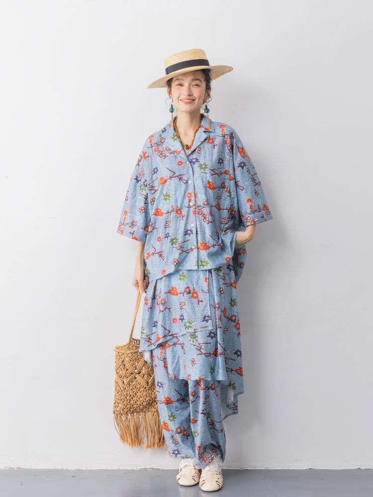 Cuban short-sleeved shirt dress pants【s0000013315】