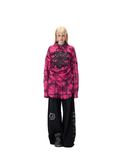 Thorny Heavy Metal Rock Square Scarf【s0000017723】