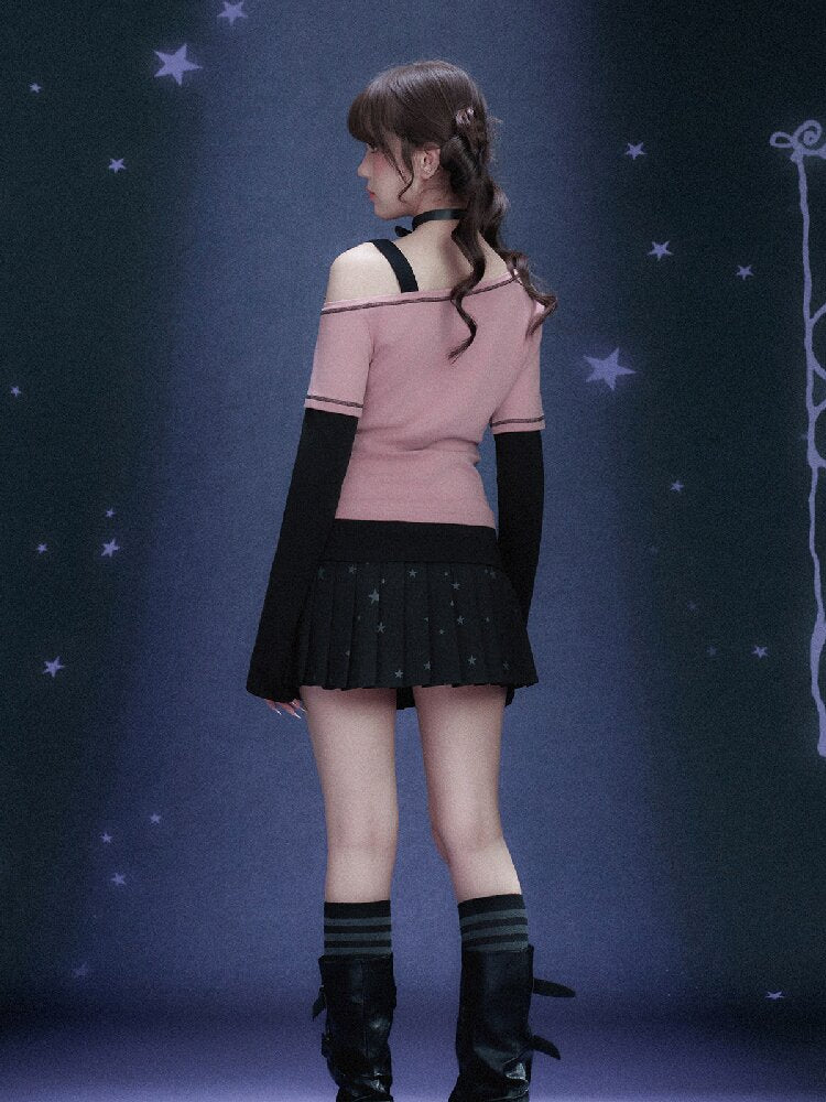 Fake Two Angel Printed T-shirt【s0000015767】