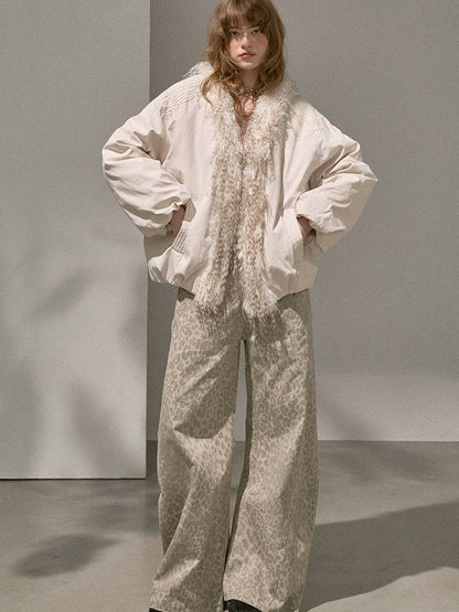 Straight-Leg Wide-Leg Jeans【s0000014389】