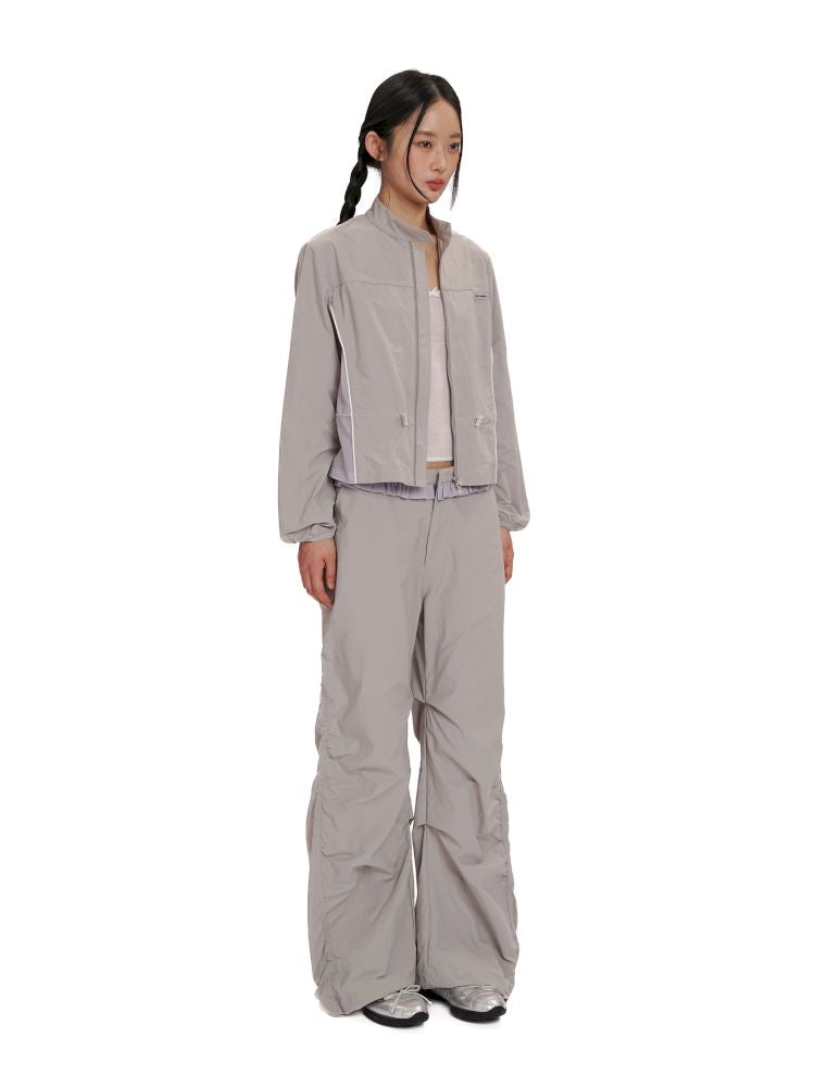 Natural Pleated Leisure Pants Sweat Suit【s0000012519】