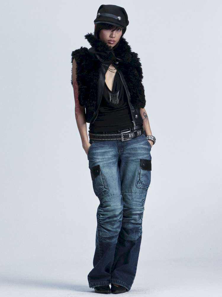 Two-Tone Cotton Slim Camisole【s0000014660】