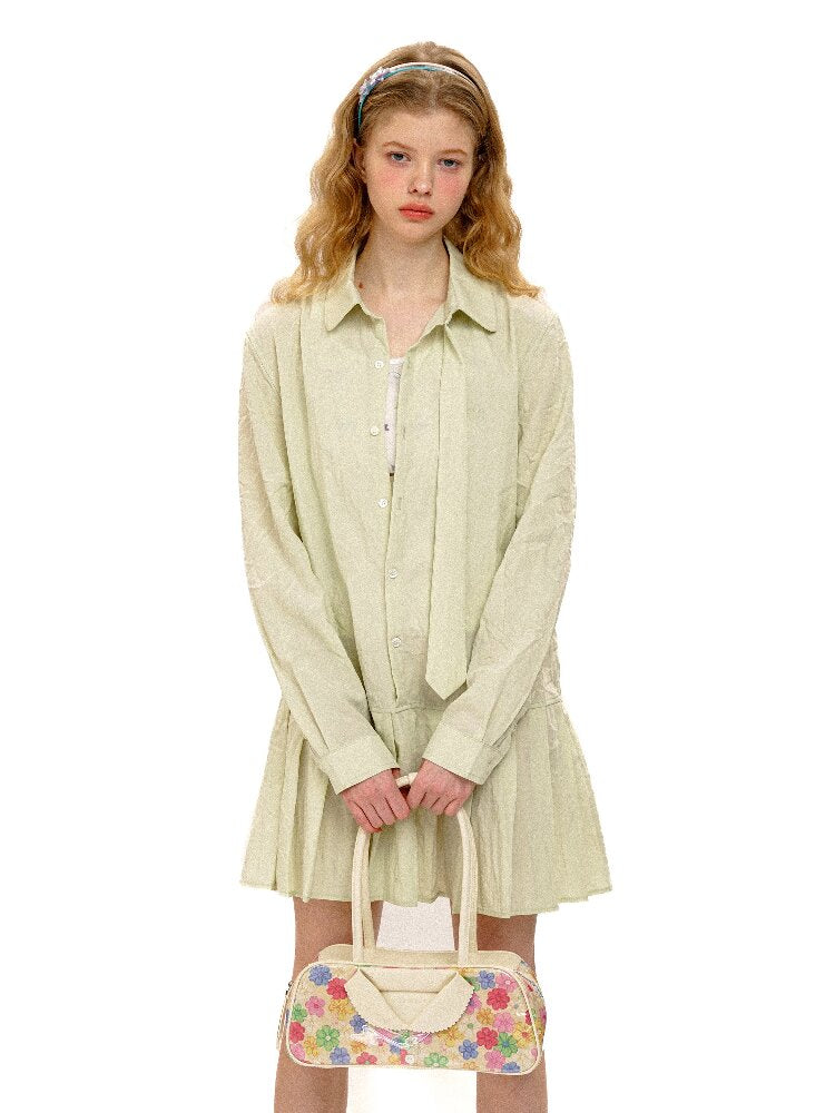 Clear Transparent Wrinkle Dress【s0000016110】