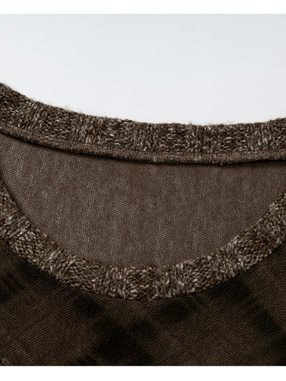 Vintage Punk Scarf Wool Knit Layer【s0000014923】