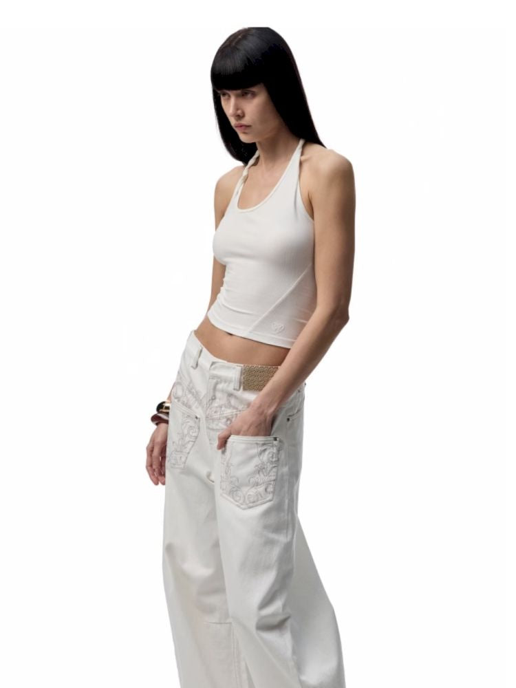 Old washed scimitar jeans【s0000012391】