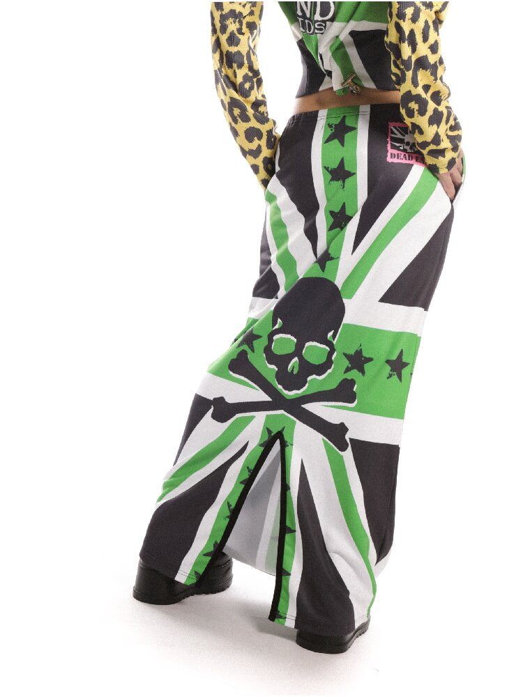 DeadEndKids Retro Print Long Skirt【s0000019126】
