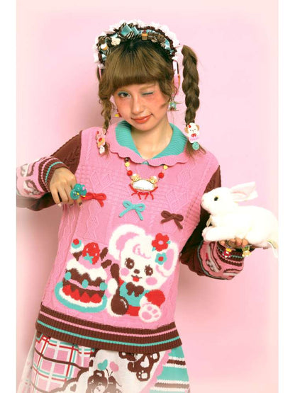 Cable-Knit Cape Sweater【s0000014520】