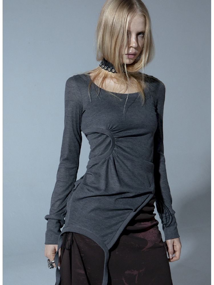 Long Sleeve Multi Bottom T-Shirt【s0000011276】