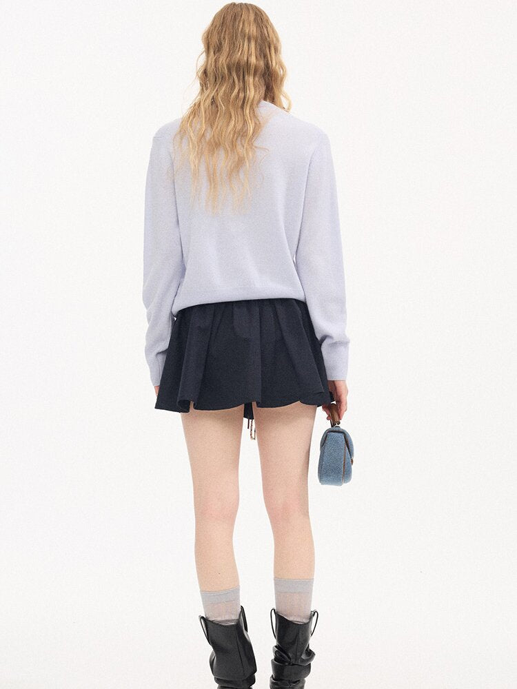 Elasticated Contrast Puffy Skirt【s0000015900】