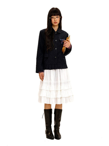Heavy Works Layered Lace Skirt【s0000016092】