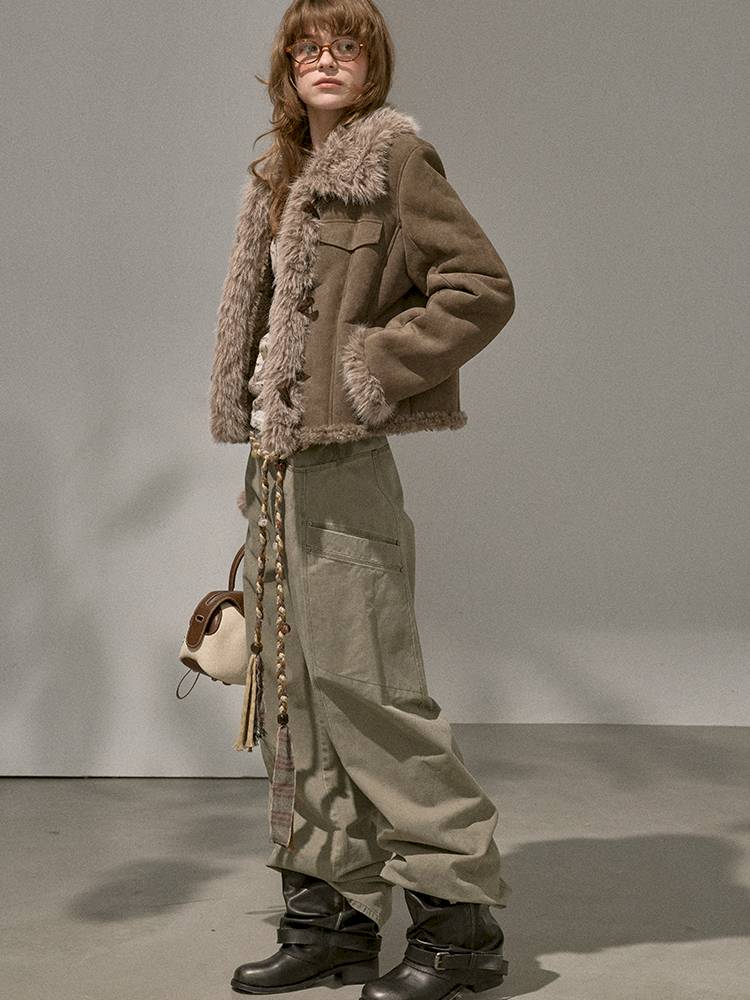 Faux Fur Collar Jacket【s0000014409】