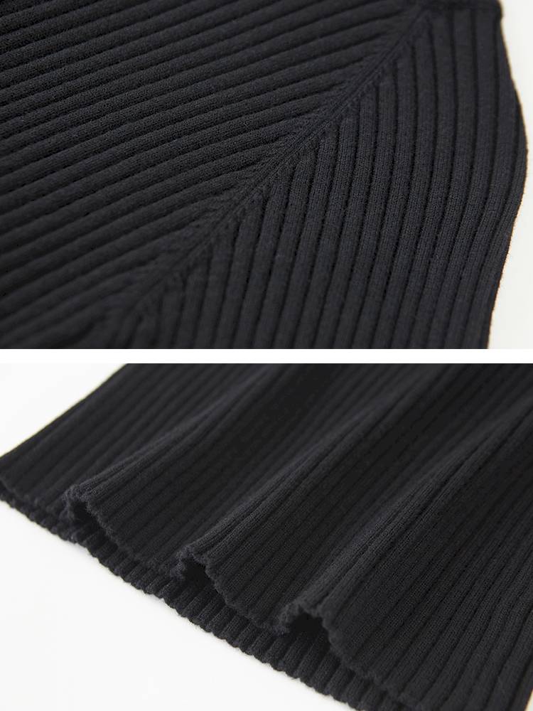 Zipper Stand Collar Base Layer Sweater【s0000014391】