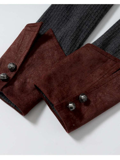 Vintage Punk Knight Slim Fit Shirt【s0000014652】