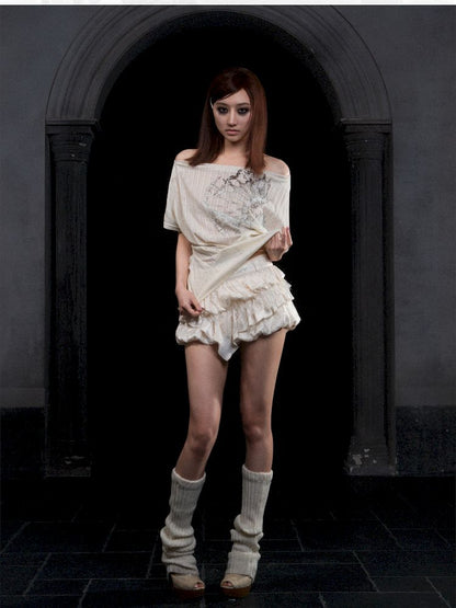 Low Waisted Pod Skirt Pants【s0000012305】