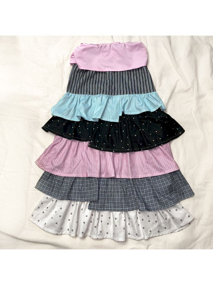 Multi-Layered Irregular Half-Body Skirt【s0000011948】