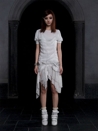 Bubble short sleeve t-shirt【s0000012309】