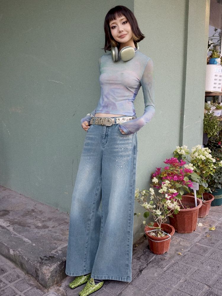 Low Waist Wide Leg Pants【s0000012298】