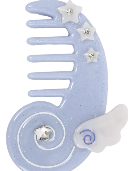 Cute Pink-Blue Comb Hair Clip【s0000013940】