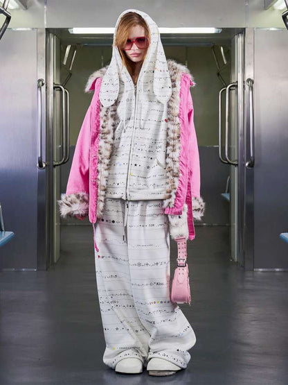 Leopard Print Paneled Denim Jacket【s0000014640】