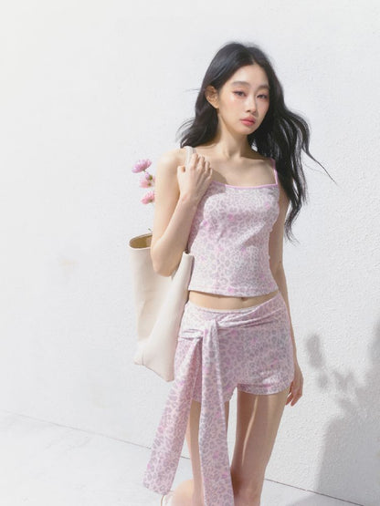 Camisole Top Strappy Shorts Set【s0000012150】