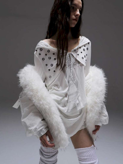 Armor Hooded Drape Lightweight T-Shirt【s0000014715】