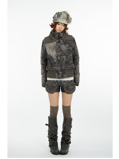 Mysterious Pattern Down Jacket【s0000018079】